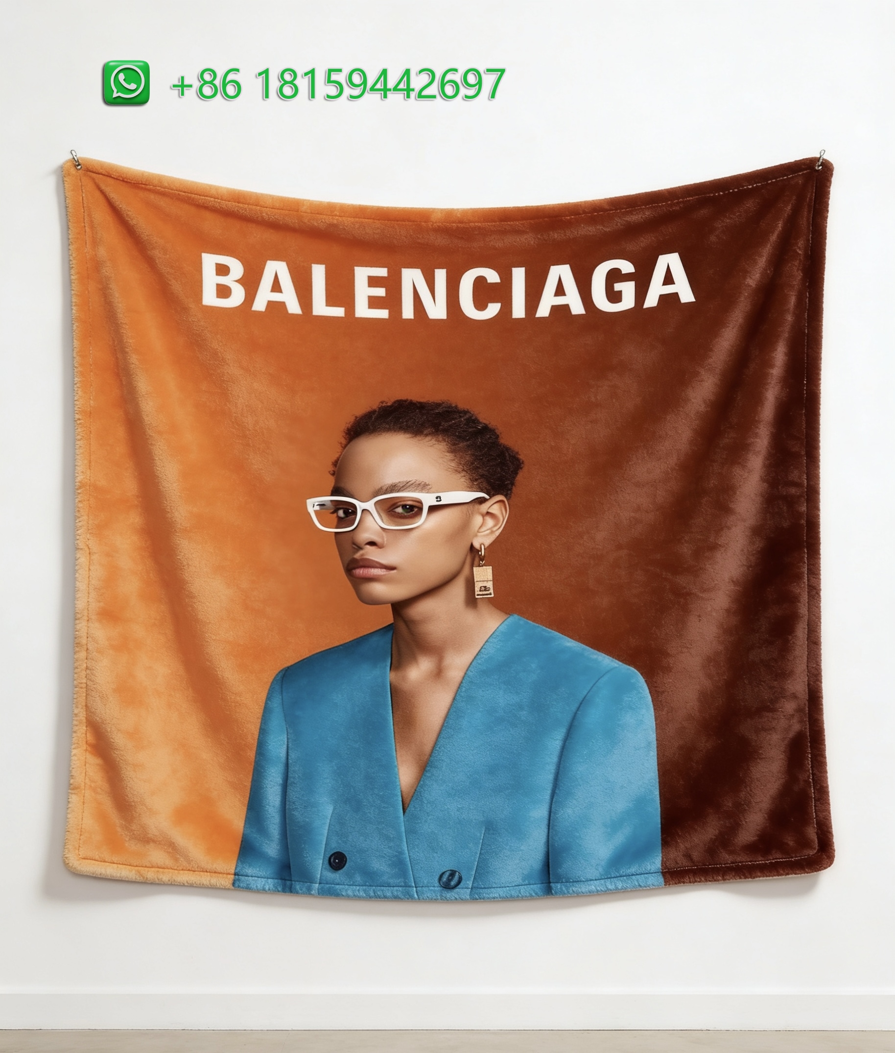 Balenciaga Throw Blankets